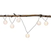 Paulmann Outdoor Mobile Lampionkette IP44 3000K 7x1lm 5V ladbar mit USB