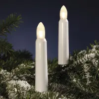 Hellum Lichterkette Riffelkerz.klar Außen 20tlg; 842043