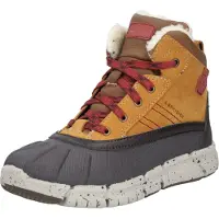 Geox Flexyper Abx - Braun / Dunkelrot Leder/Synthetik Größe: 29 Normal