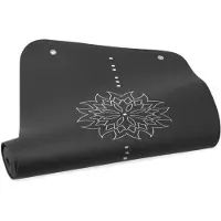 Tiguar yoga basis mat Graphite | Rutschfeste Yogamatte für dynamisches Yoga, Fitness & Stretching | Leicht, langlebig, mit Mandala-Print