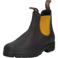 Blundstone 1919 Braun Leather with Mustard Elastic (500 Series) Leder Größe: 40 Schmal