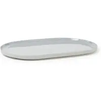 Marc O'Polo Servierteller Moments Soft Grey 40 x 24,5 cm