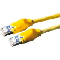 Dätwyler Patchkabel Cat.6 (Class E) S/FTP, CU 7702 flex LSOH, Hirose TM21, gelb, 3 m