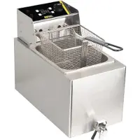 Buffalo Gastronoble Fritteuse mit Timer 8L - 2,9kW