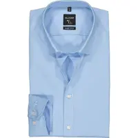 Olymp No'6 six Hemd Skinny Fit Blau Extra Lange Ärmel