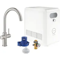 GROHE Blue Professional, Standard, Edelstahl, Hebelgriffe, Einzelbild, Typ C, Keramik