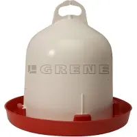 Virtasenkauppa.fi Doppelzylinder Tränke, 6 Liter, Ø 345 mm