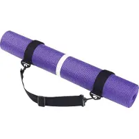 Rucanor Yogamatte mit Gürtel, Rutschfeste Gymnastikmatte, Fitnessmatte für Zuhause, Trainingsmatte aus EVA-Schaum, 172 x 61 x 0.4 cm, Pink
