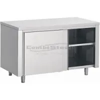 CombiSteel Arbeitsschrank 2 Schiebetüren aus Edelstahl 430 1800x700x850mm