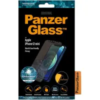 PanzerGlass Privacy Case Friendly Anti-Bacterial Displayschutzfolie für das Apple iPhone 12 Mini