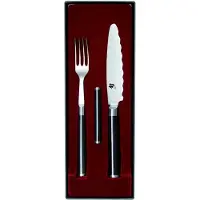 Kai Shun Classic, Messerkasten/Besteck-Set, Stahl, Holz, Schwarz, Schwarz, Schwarz