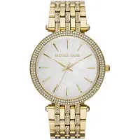 Michael Kors MK3219 Darci Gold Stahl Damenuhr mit Perlmutt-Zifferblatt