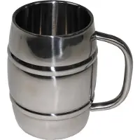 FOX Edelstahl-Krug "Fass" (1 l)