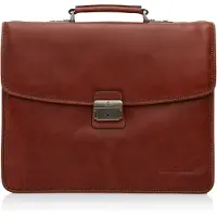 Castelijn & beerens Laptoptasche Verona Hellbraun Deluxe 15,6