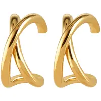 Elli Ohrringe Basic Trend Set Earcuff Klemme Minimal 925 Silber Elli Gold