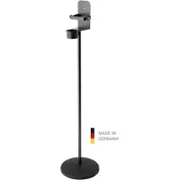König & Meyer Desinfektionsmittelständer für Flaschen, verstellbar Höhe: 1020 mm, schwarz