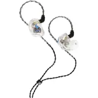 Stagg 4 Treiber schallisolierende In-Ear-Monitore Transparent