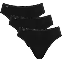 Sloggi Taillenslip "24/7 Cotton" elastischer Bund mit Spitze, flache Nähte