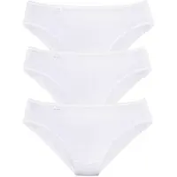 Sloggi Taillenslip "24/7 Cotton" elastischer Bund mit Spitze, flache Nähte