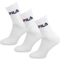 FILA Kurzsocken "Socken 3er Pack", Damen, Gr. 43-46, weiß, Obermaterial: 70% Baumwolle CO. 29% Polyester PES. 1% Elasthan EL., Socken Kurzsocken