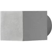 Konstsmide Modena eckig grau lackiertes Aluminium, klares Glas 7341-300