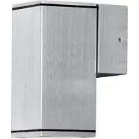 Konstsmide Monza Aluminium, klares Glas, Reflektor 7908-310