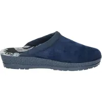 Rohde Neustadt D 2291 Schuhe Damen Hausschuhe Pantoffeln Clogs Schurwolle, Größe:42 EU, Farbe:Blau