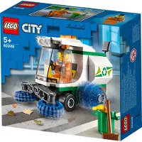 LEGO 60249 City Straßenkehrmaschine, Spielzeugauto mit Fahrer-Minifigur, Müllwagen Spielzeug für Kinder ab 5 Jahre