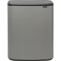 Brabantia 223129, 60 l, Rechteckig, Kunststoff, Grau, 545 mm, 312 mm