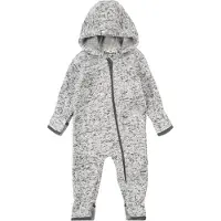 Playshoes Strickfleece-Overall in Grau | Gr.: 92