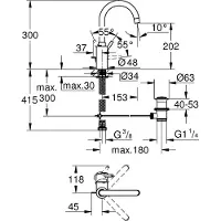 GROHE 32629002, Waschbecken