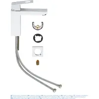 GROHE Eurocube, Waschbecken, Hebelgriffe, 1/2", Chrom