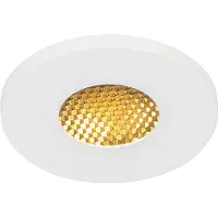 QAZQA - Modern Modernes Bad Bad I Badezimmer Außen Einbau vor Ort weiß IP54 - Shed Honey I Außenbeleuchtung - Aluminium Rund - LED geeignet GU10