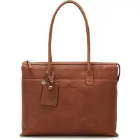 Castelijn & beerens Laptoptasche Umhängetasche Carisma 15.6" + Tablet Cognac