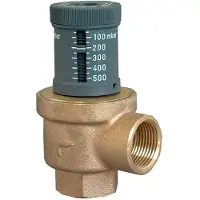 Oventrop Differenzdruck-Überströmventil DN25, 1''IG, PN10, mit dp-Anzeige 1085208