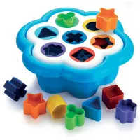 Quercetti Daisy Steckbox 16 Teile, Babyspielzeug