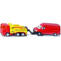 Siku Bergung LKW Kleinbus rot / gelb (1667)