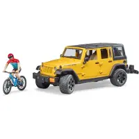 BRUDER 02543, Jeep, Mountain bike and cyclist, 4 Jahr(e), ABS Synthetik, Mehrfarbig