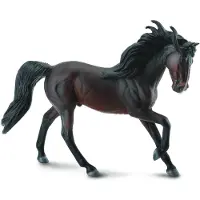 Collecta Dunkelbraune Andalusierhengstfigur Schwarz 3-6 Years Schwarz 3-6 Years