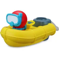 BB Junior - Spielzeugboot - Splash 'n Play Rescue Raft mit Taucher Badewanne Kinder