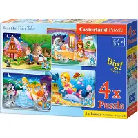 Castorland Puzzle 4in1 8,12,15,20-el Beautiful Fairy Tales Universal