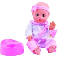 Anek Pop met potje en drinkfles - Amore - 33 cm