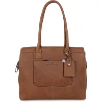 Castelijn & beerens Umhängetasche Carisma 15.6" Cognac