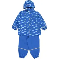 Playshoes 2tlg. Regenoutfit in Blau - 86