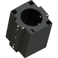 Multibrackets Werkzeug (Bohrschablone) Metall, schwarz