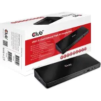 Club 3D CLUB3D CSV-1562, Andocken, USB 3.2 Gen 1 (3.1 Gen 1) Type-C, 3,5 mm, USB Typ-A, USB Typ-C, Schwarz, Leistung