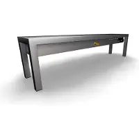CombiSteel Aufsatzbord keramisch beheizt 1 stufig 1400 4 heaters of 250w