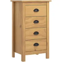 vidaXL Sideboard Hill 46x35x80 cm Massivholz Kiefer