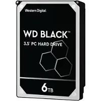 Western Digital Black, 6 TB, 7200 RPM, 3.5", Serial ATA III