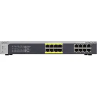 Netgear ProSafe Plus JGS516PE, Unmanaged, L3, Gigabit Ethernet (10/100/1000), Vollduplex, Power over Ethernet (PoE), Rack-Einbau